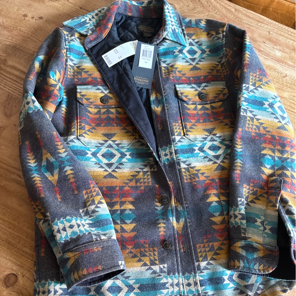 Pendleton Multicolor Patterned Shirt Jacket - Picture 2 of 9